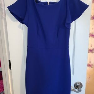 Blue Calvin Klein dress
